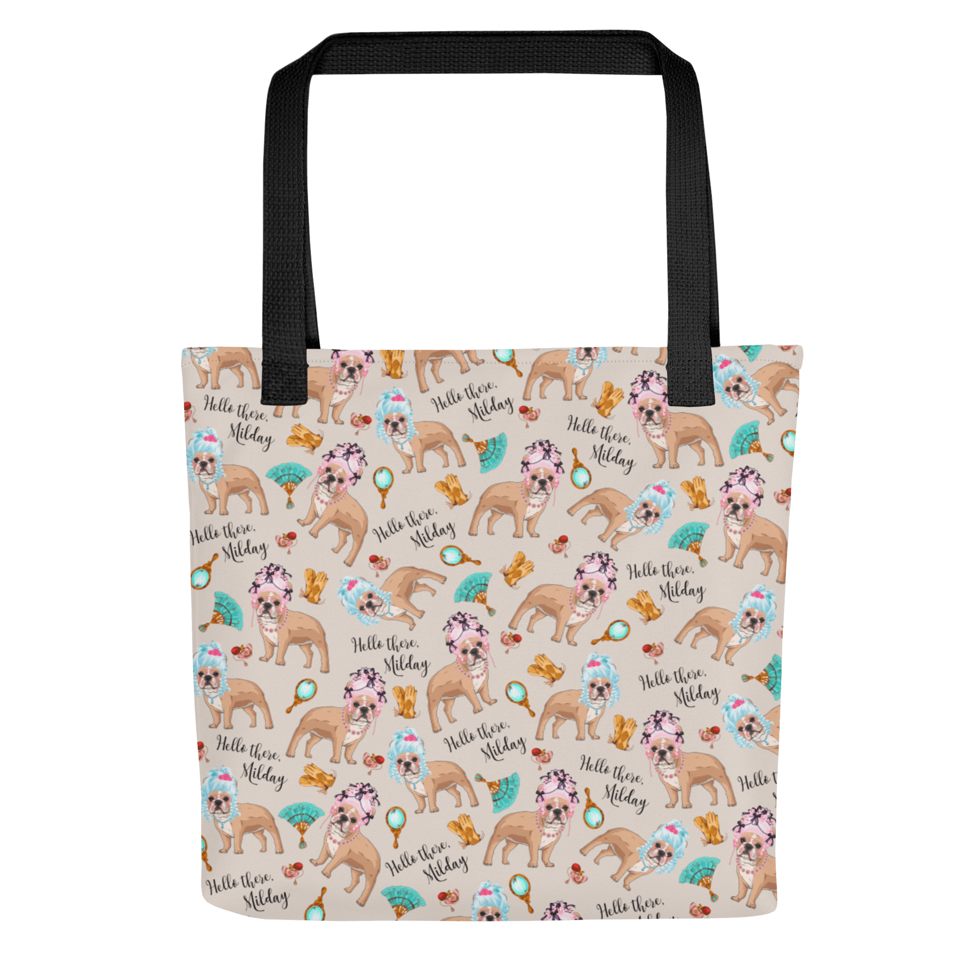 "Milady" French Bulldog Tote Bag