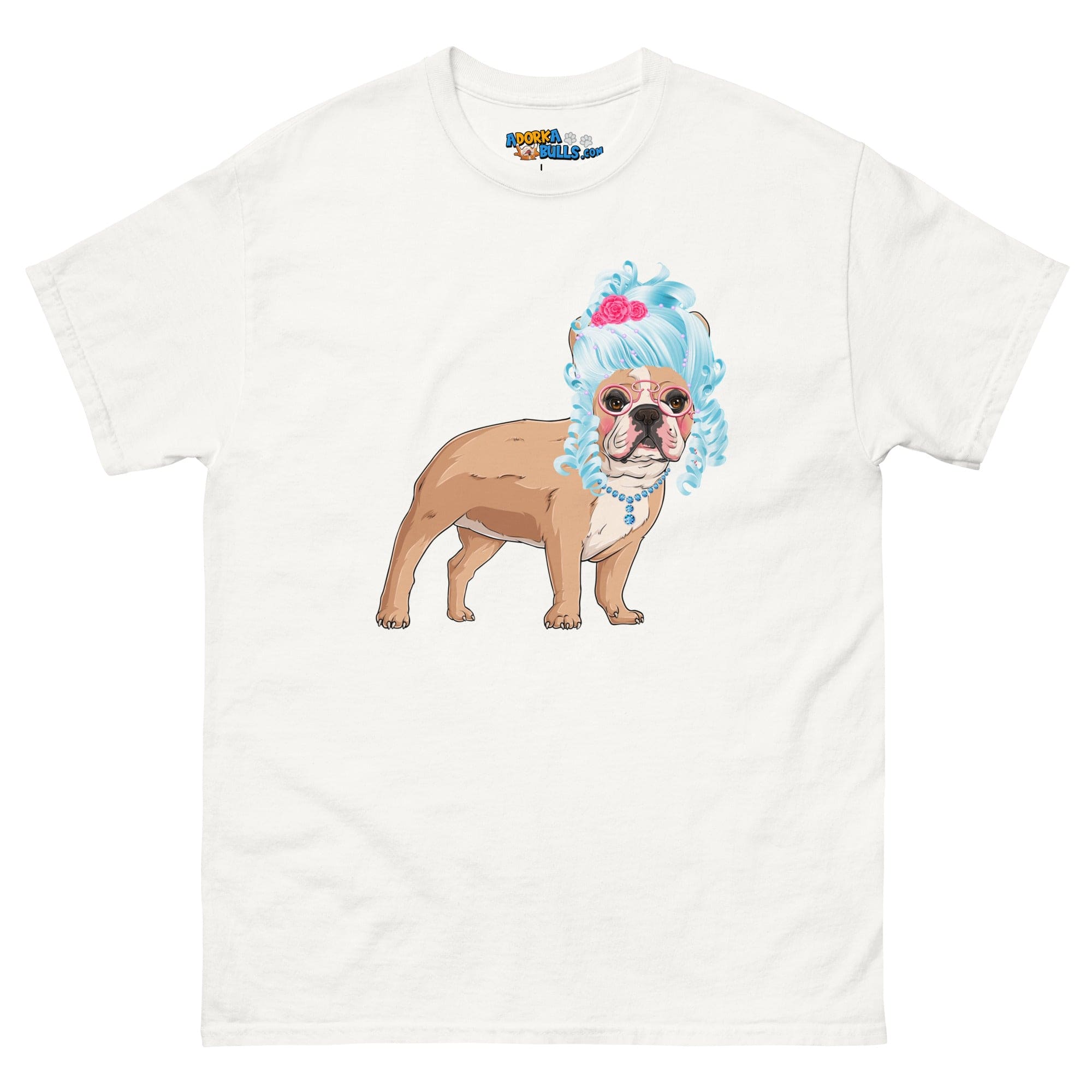 &quot;Milady&quot; French Bulldog with Blue Hair Men&