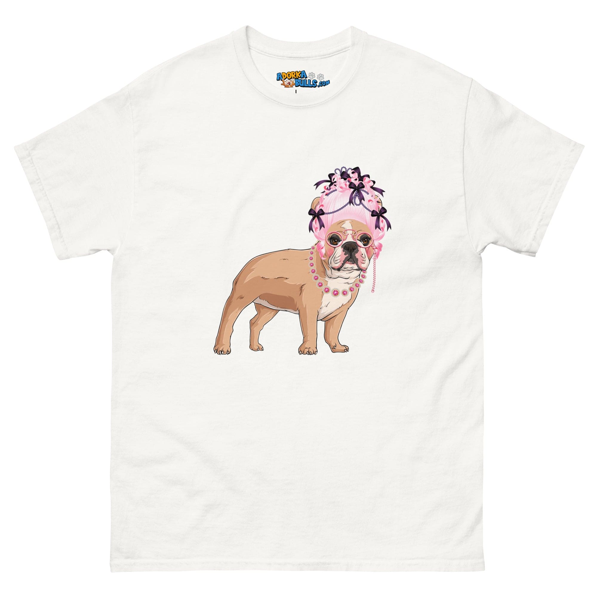 &quot;Milady&quot; French Bulldog with Pink Hair Men&