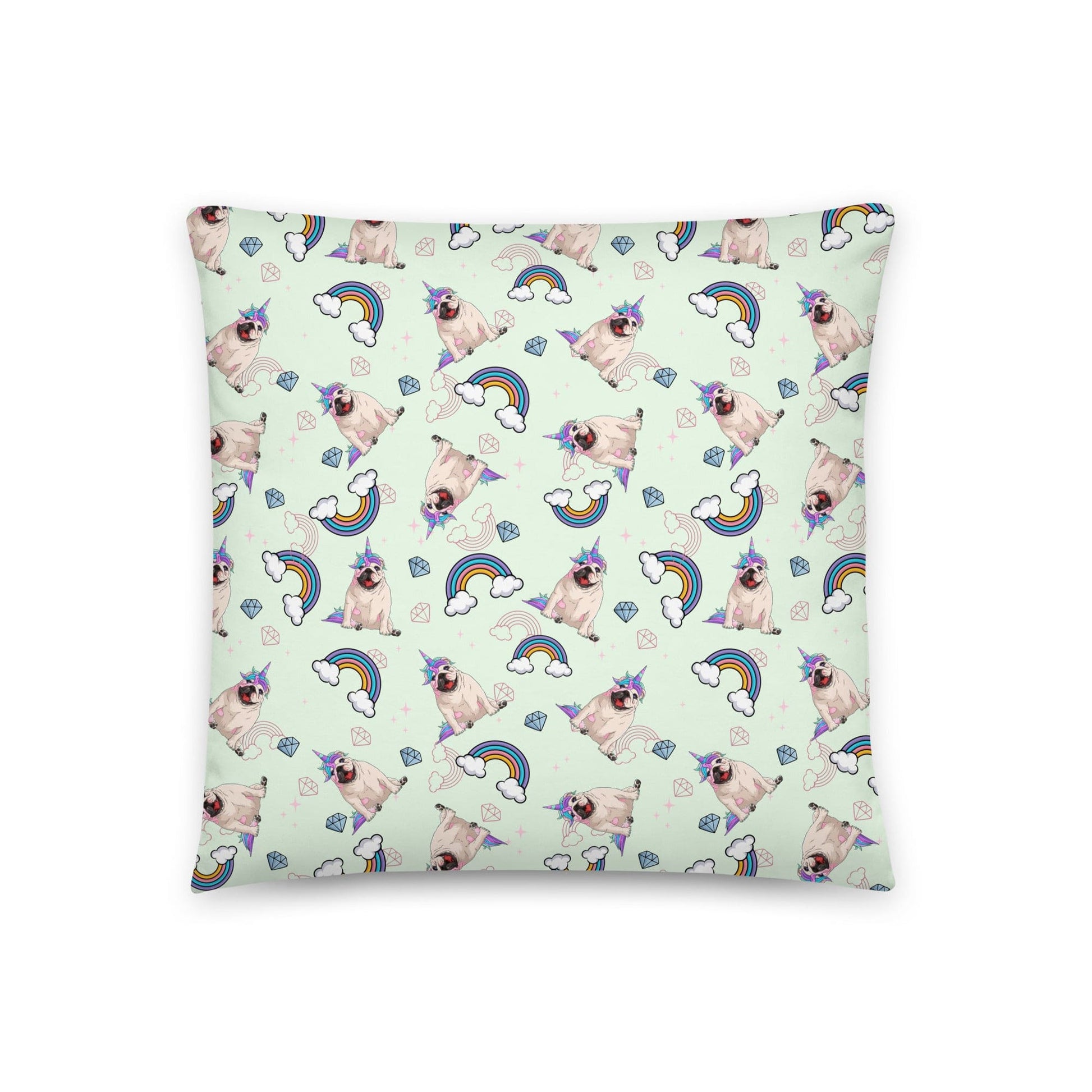 Mint Bullicorn Pillow