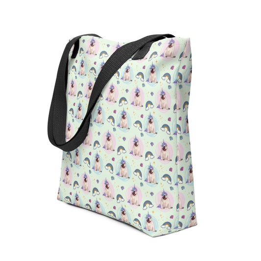 Mint Bullicorn Tote Bag