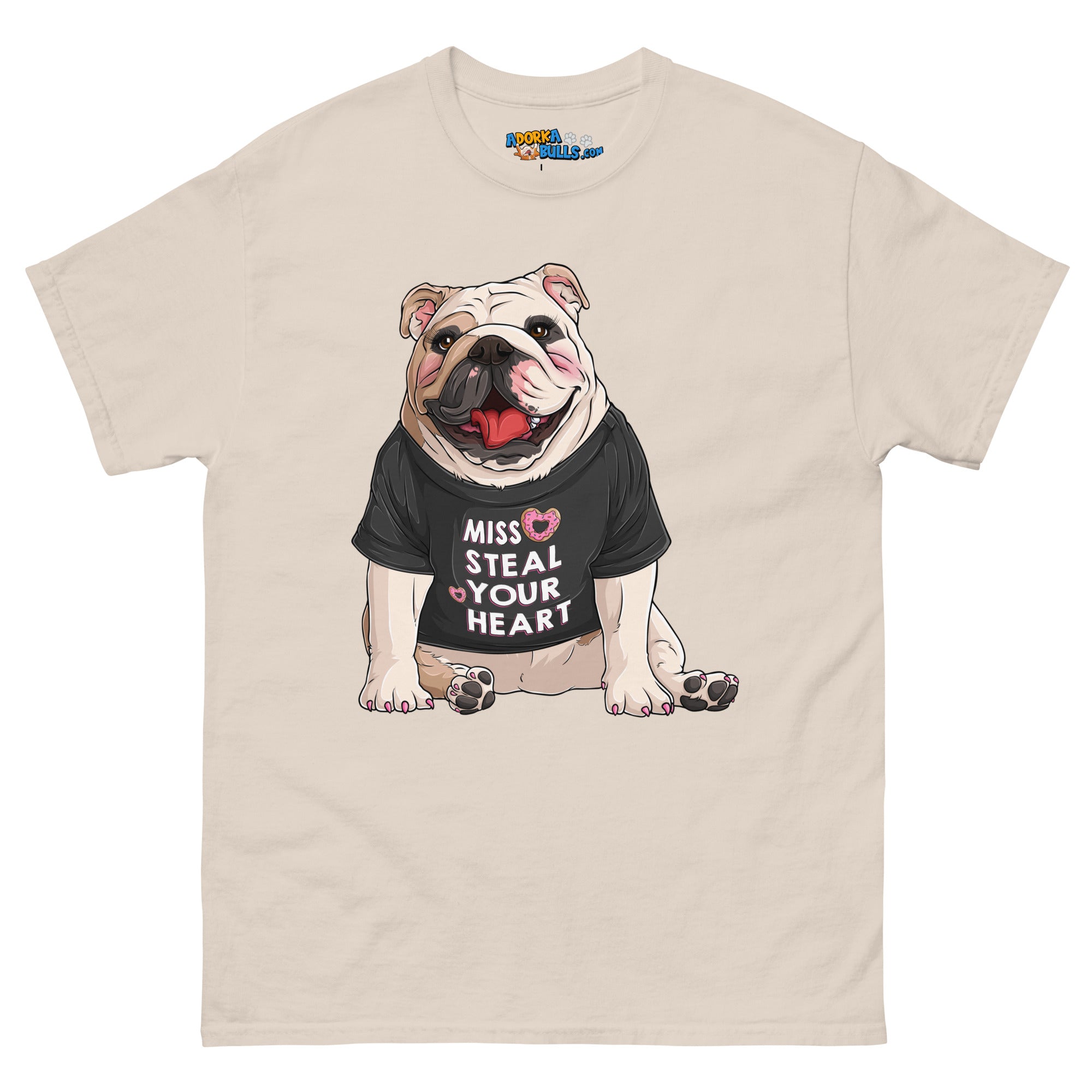 &quot;Miss Steal Your Heart&quot; English Bulldog Men&