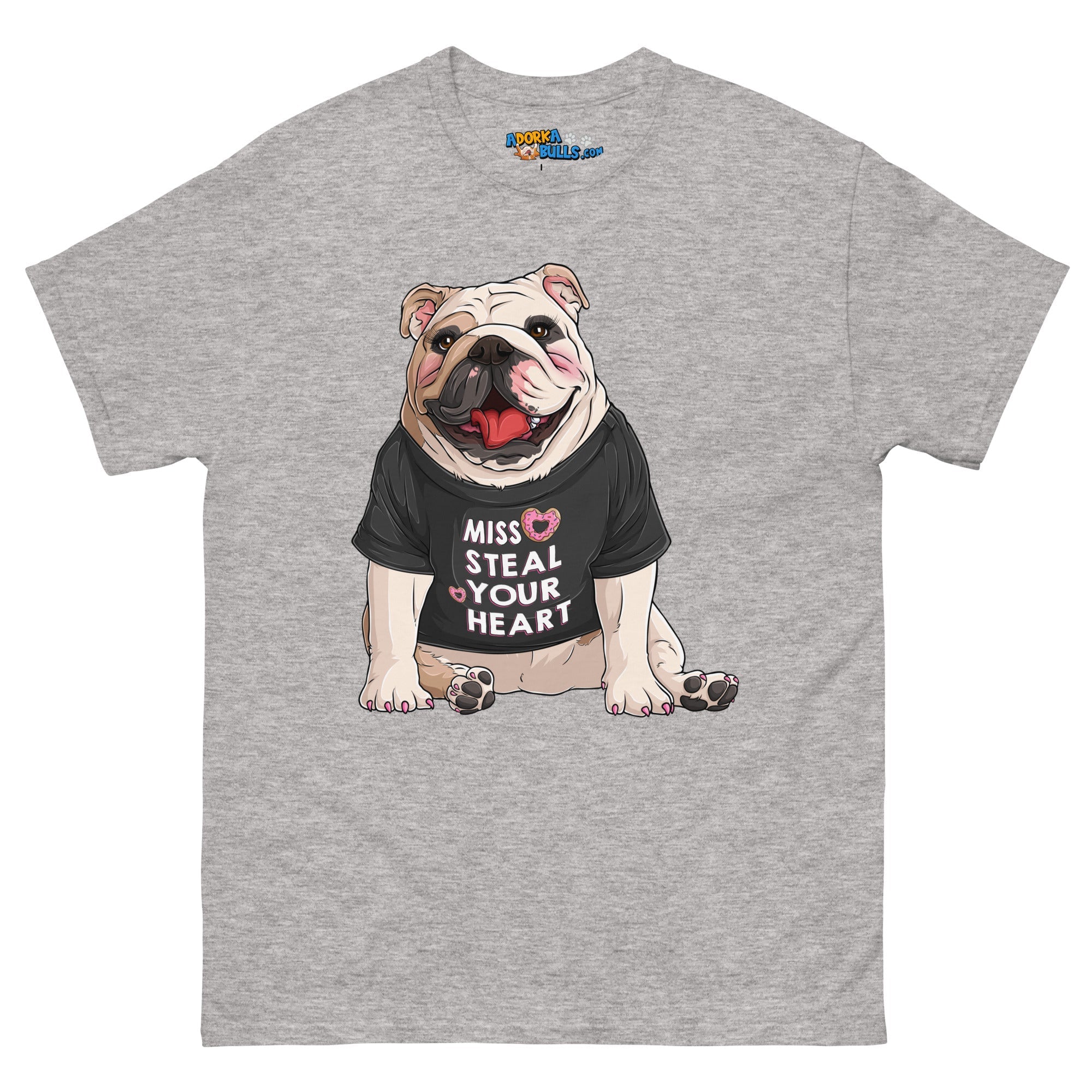 &quot;Miss Steal Your Heart&quot; English Bulldog Men&