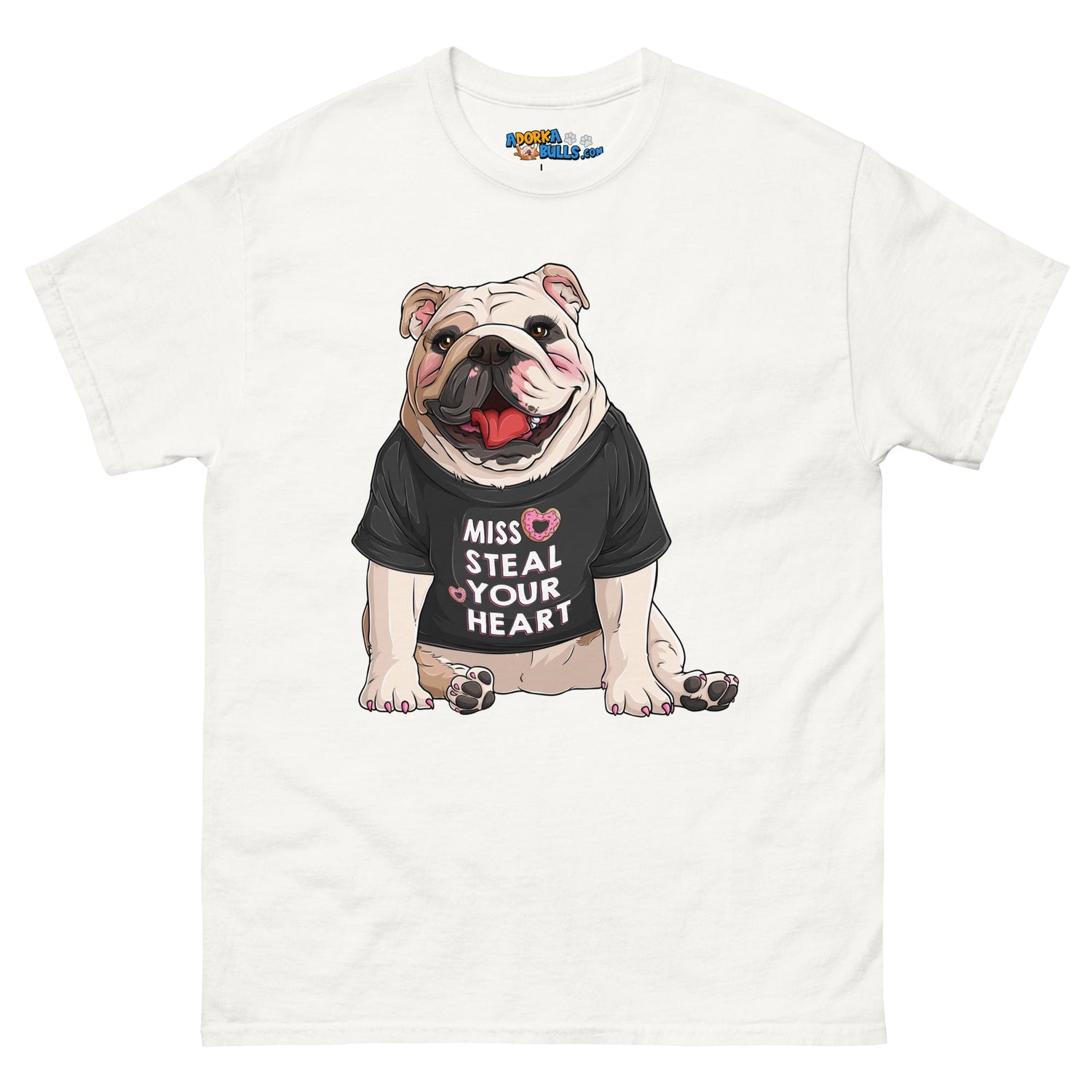 &quot;Miss Steal Your Heart&quot; English Bulldog Men&