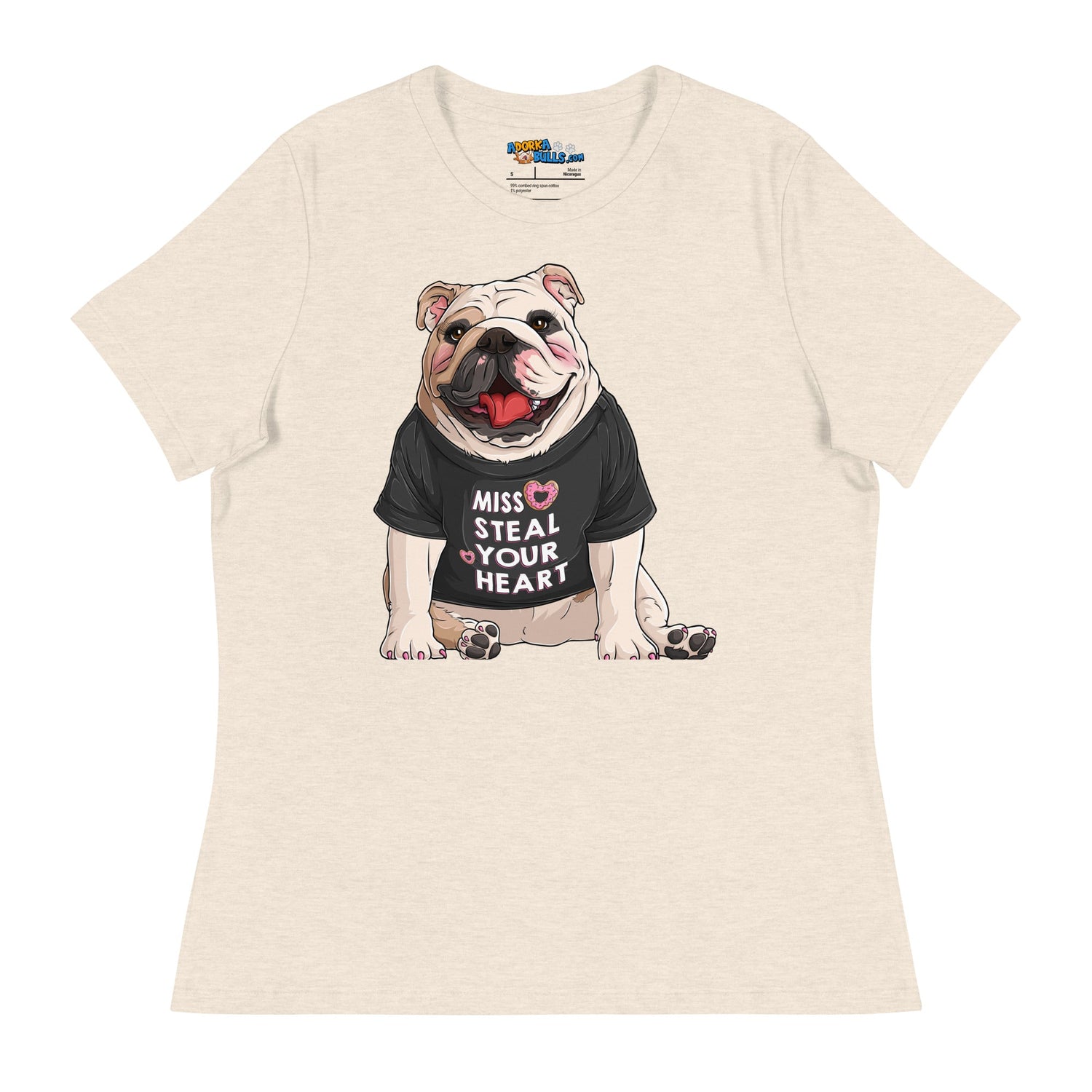 &quot;Miss Steal Your Heart&quot; English Bulldog Women&