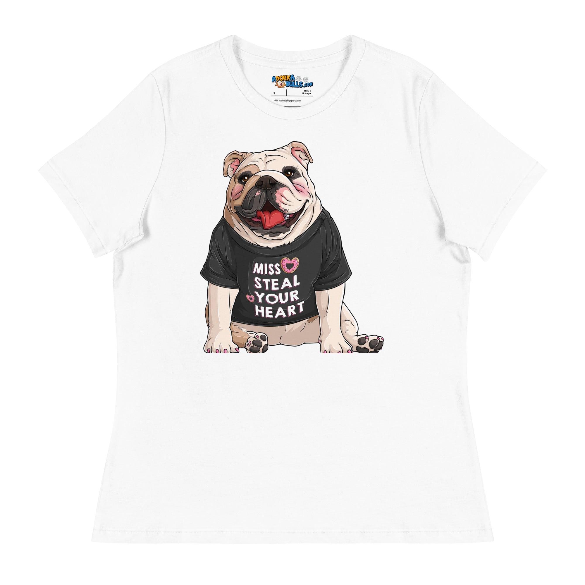 &quot;Miss Steal Your Heart&quot; English Bulldog Women&