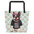 "Miss Steal Your Heart" Frenchie Tote Bag with Inside Pocket