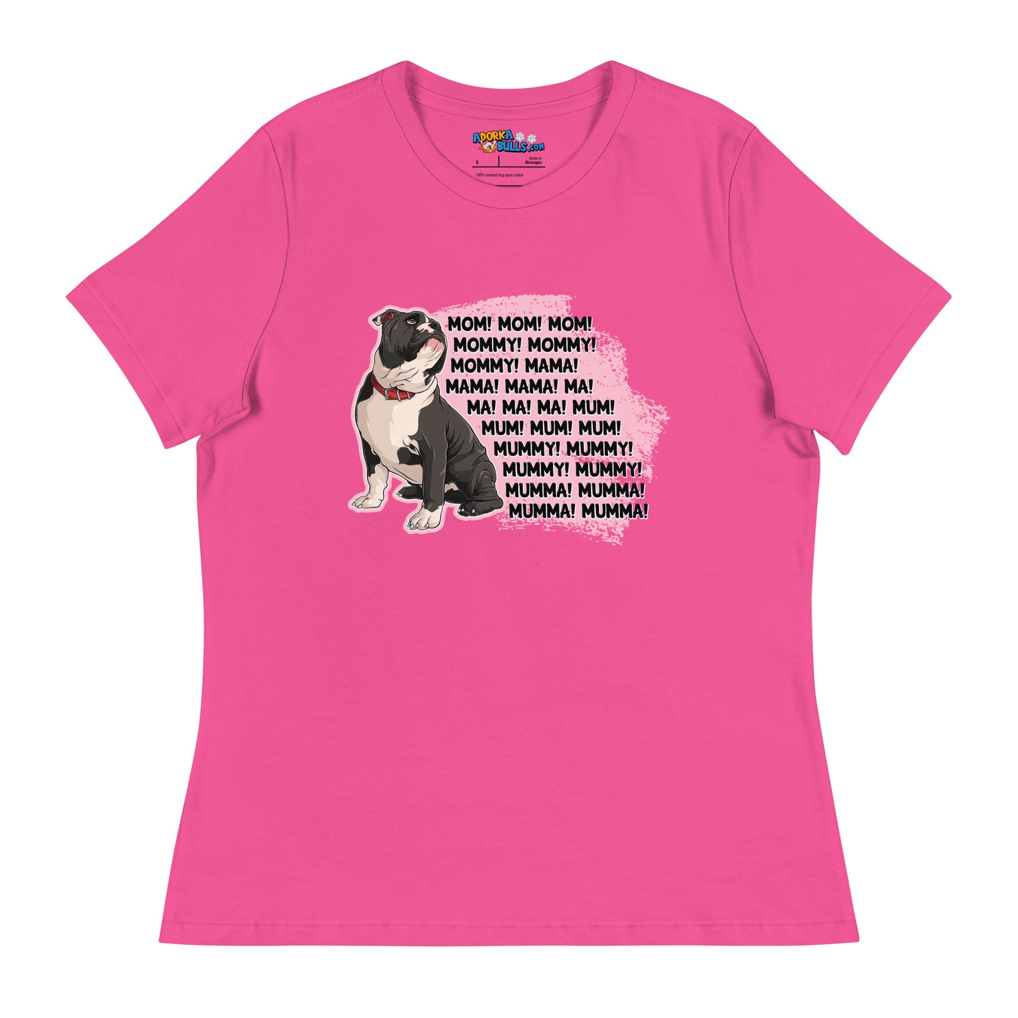 &quot;Mom, Mommy, Mama&quot; English Bulldog Women&