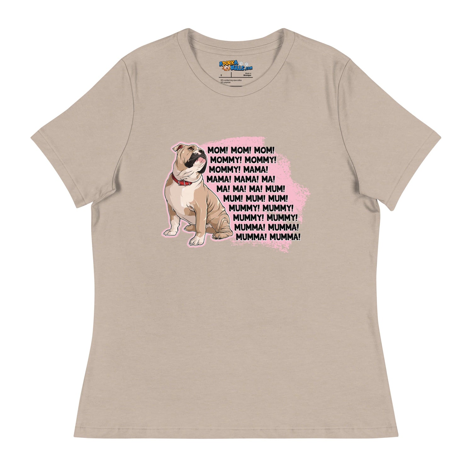 &quot;Mom, Mommy, Mama&quot; English Bulldog Women&