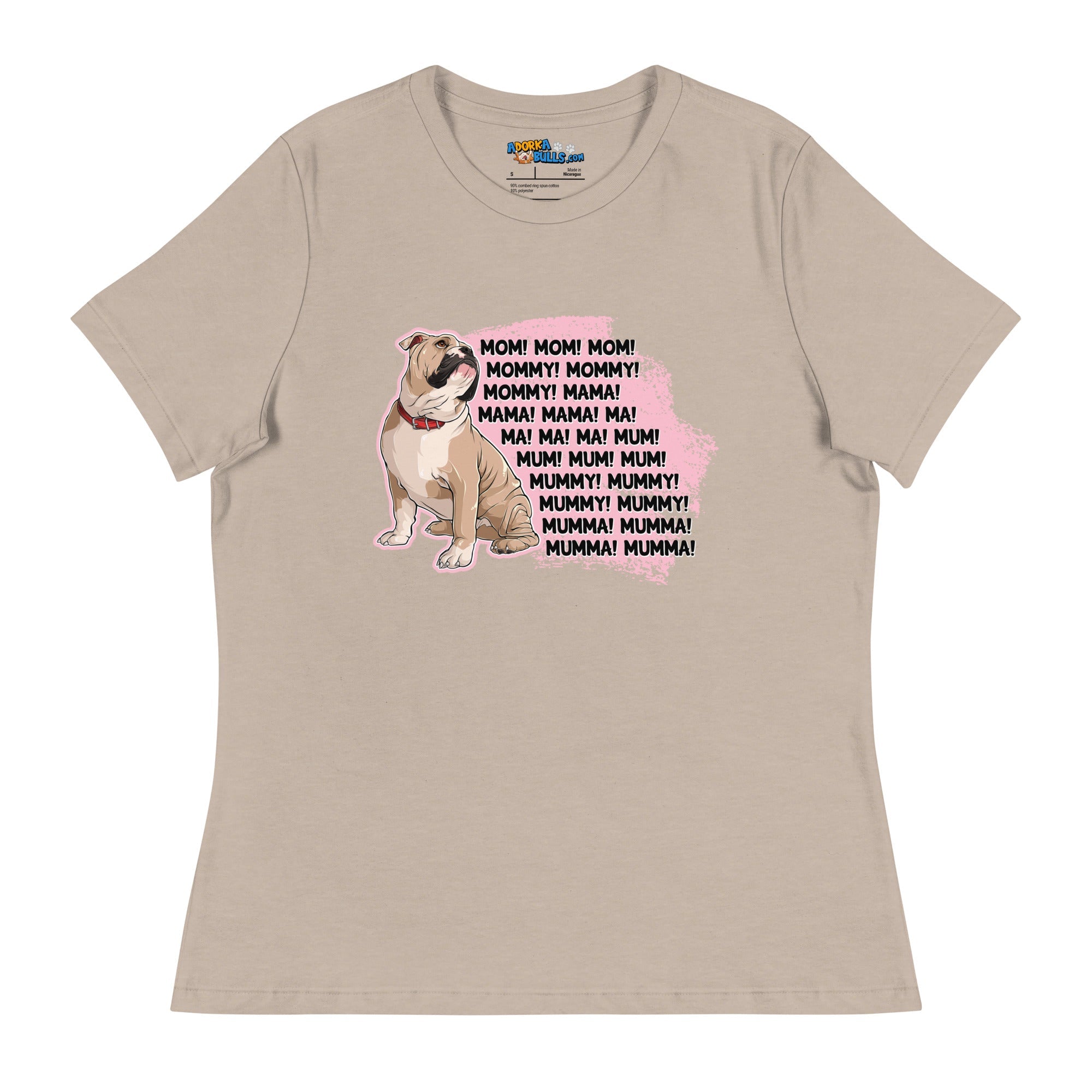 &quot;Mom, Mommy, Mama&quot; English Bulldog Women&