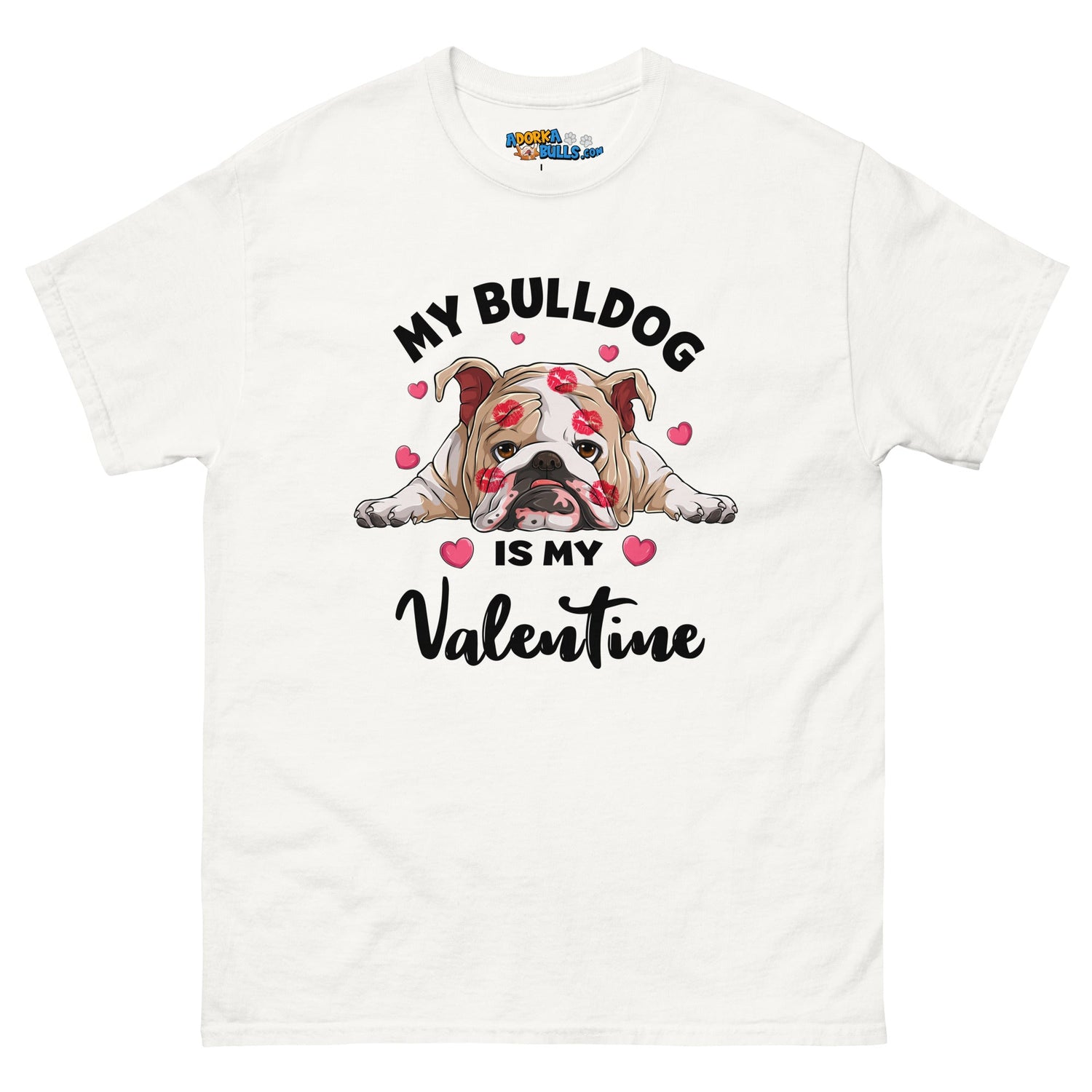 &quot;My Bulldog is my Valentine&quot; Men&