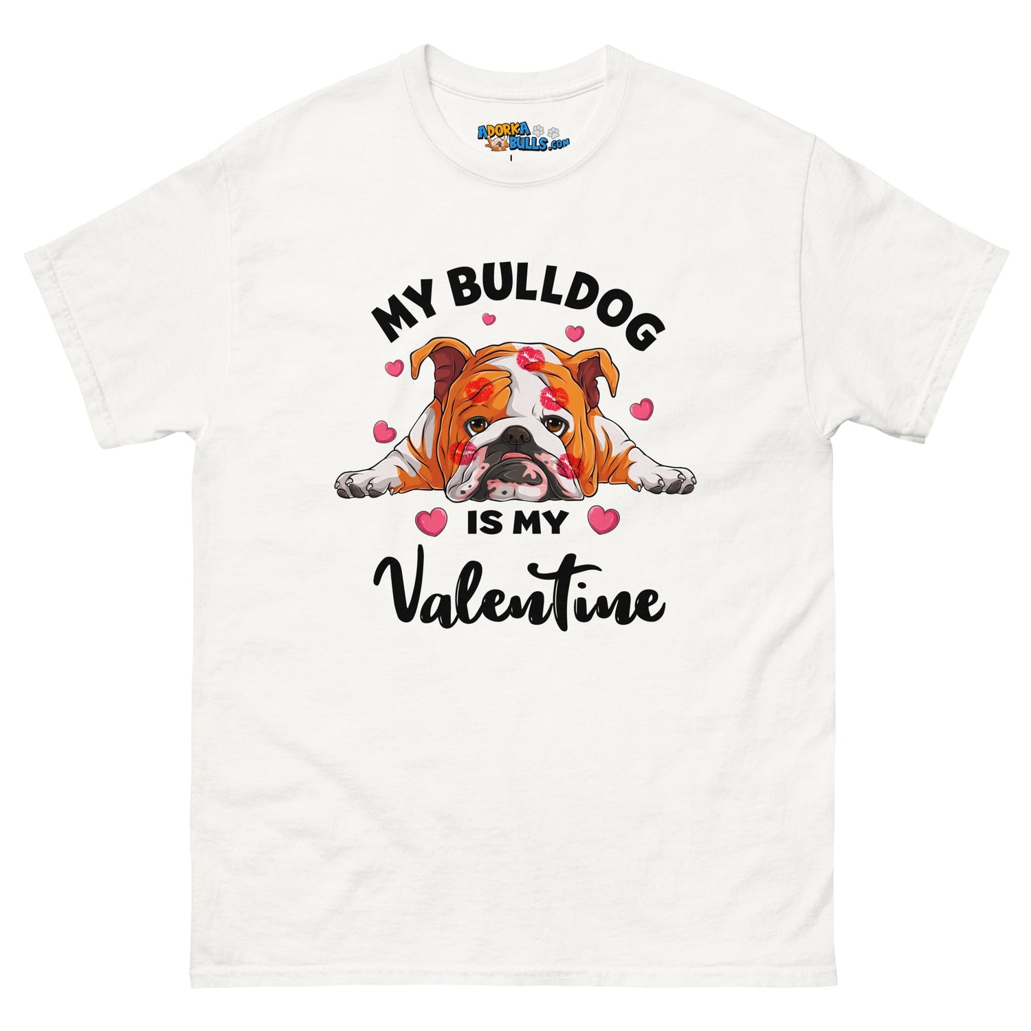 &quot;My Bulldog is my Valentine&quot; Men&