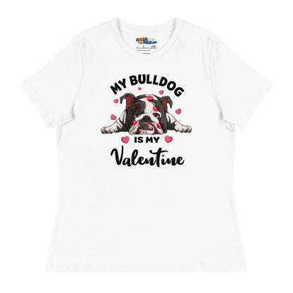 "My Bulldog is my Valentine" Women&