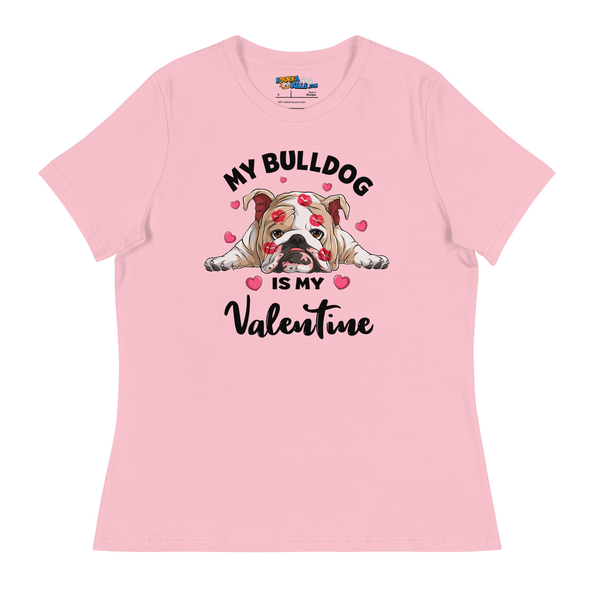 &quot;My Bulldog is my Valentine&quot; Women&