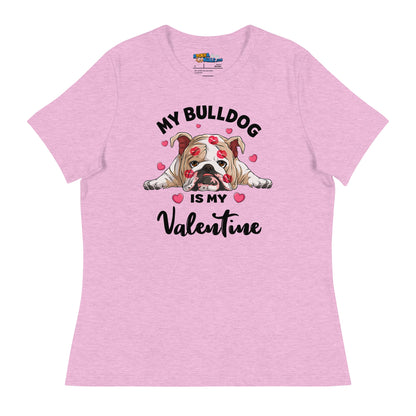 "My Bulldog is my Valentine" Women&