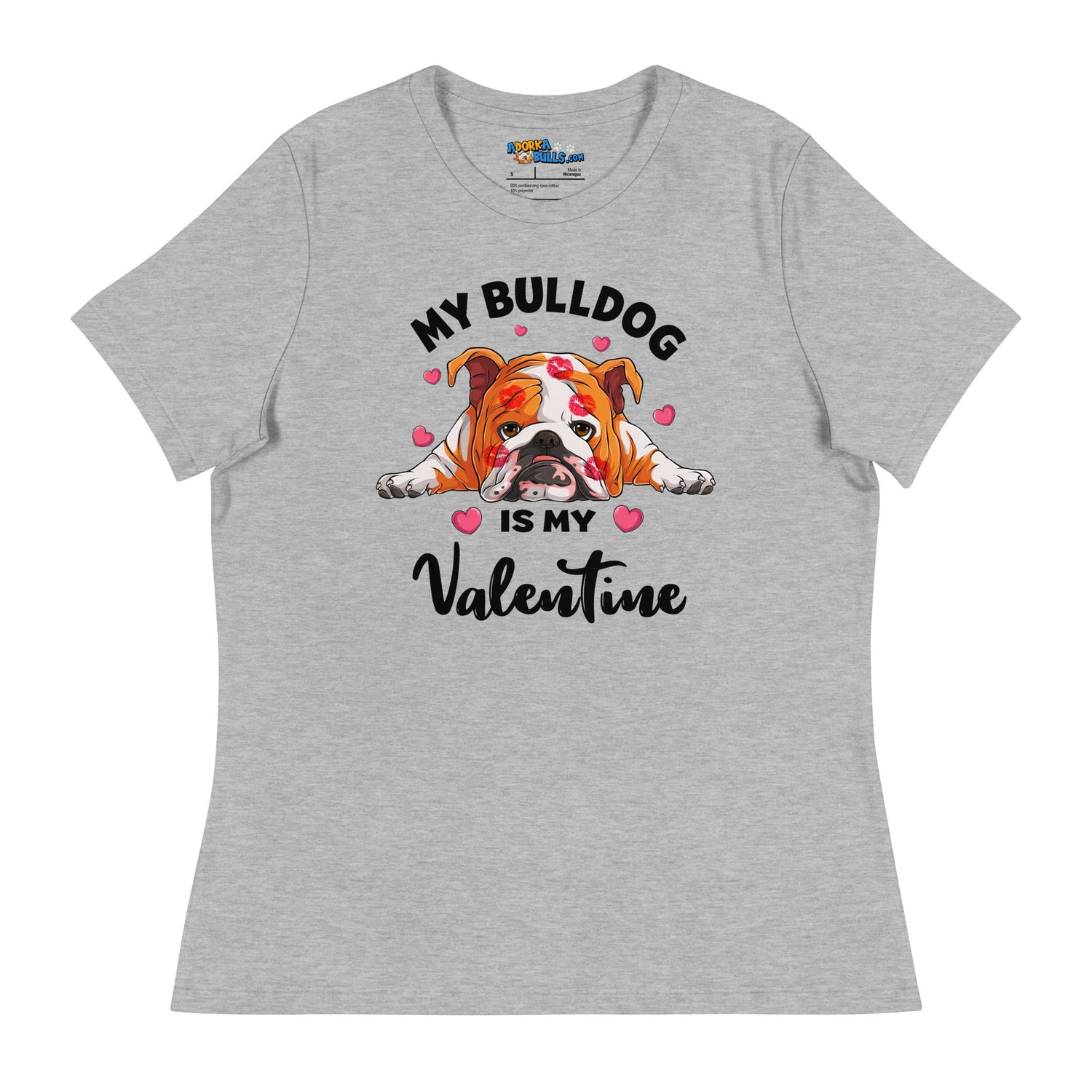 &quot;My Bulldog is my Valentine&quot; Women&