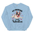"My Frenchie Is My Valentine" Sweatshirt | B&W Colored