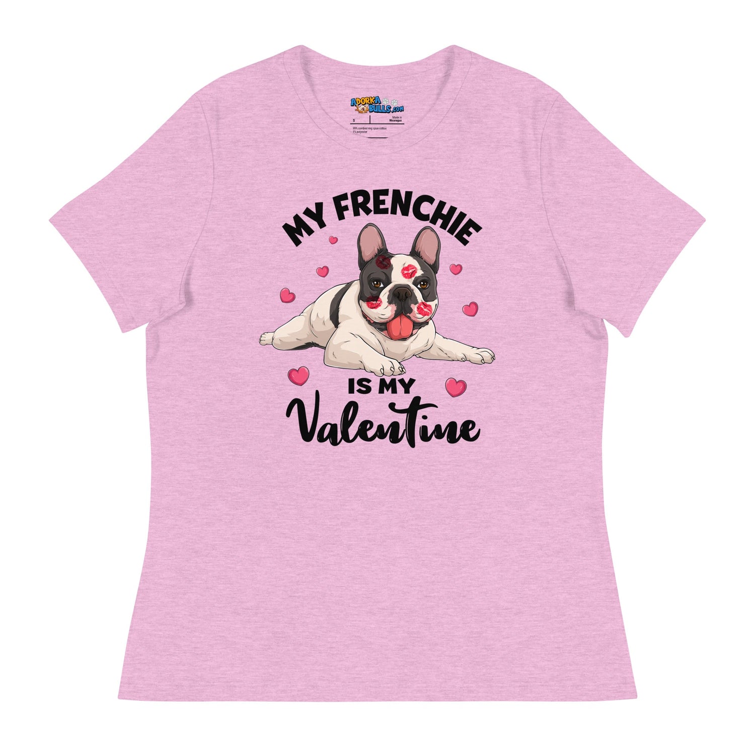 &quot;My Frenchie is my Valentine&quot; Women&