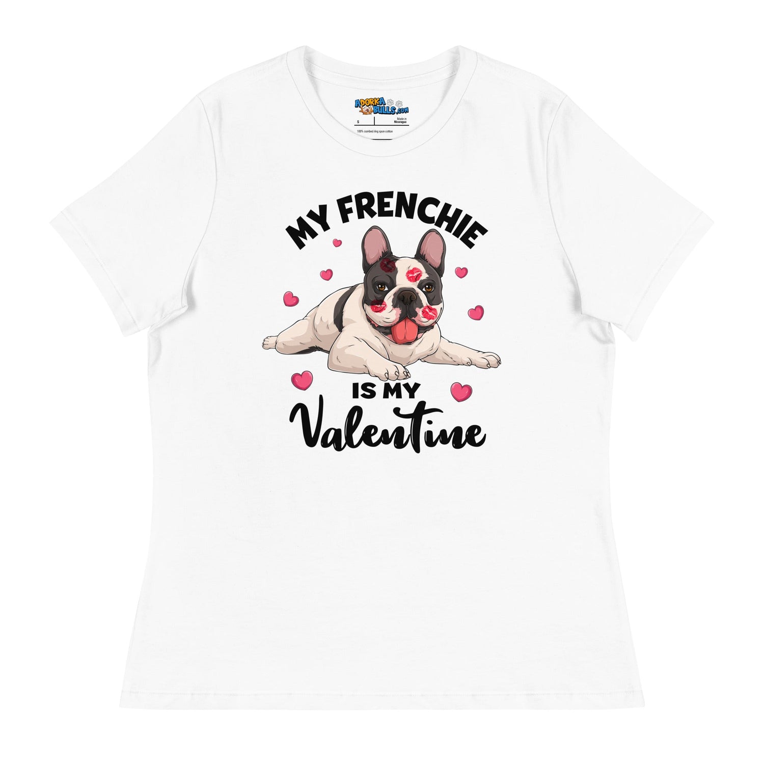 &quot;My Frenchie is my Valentine&quot; Women&