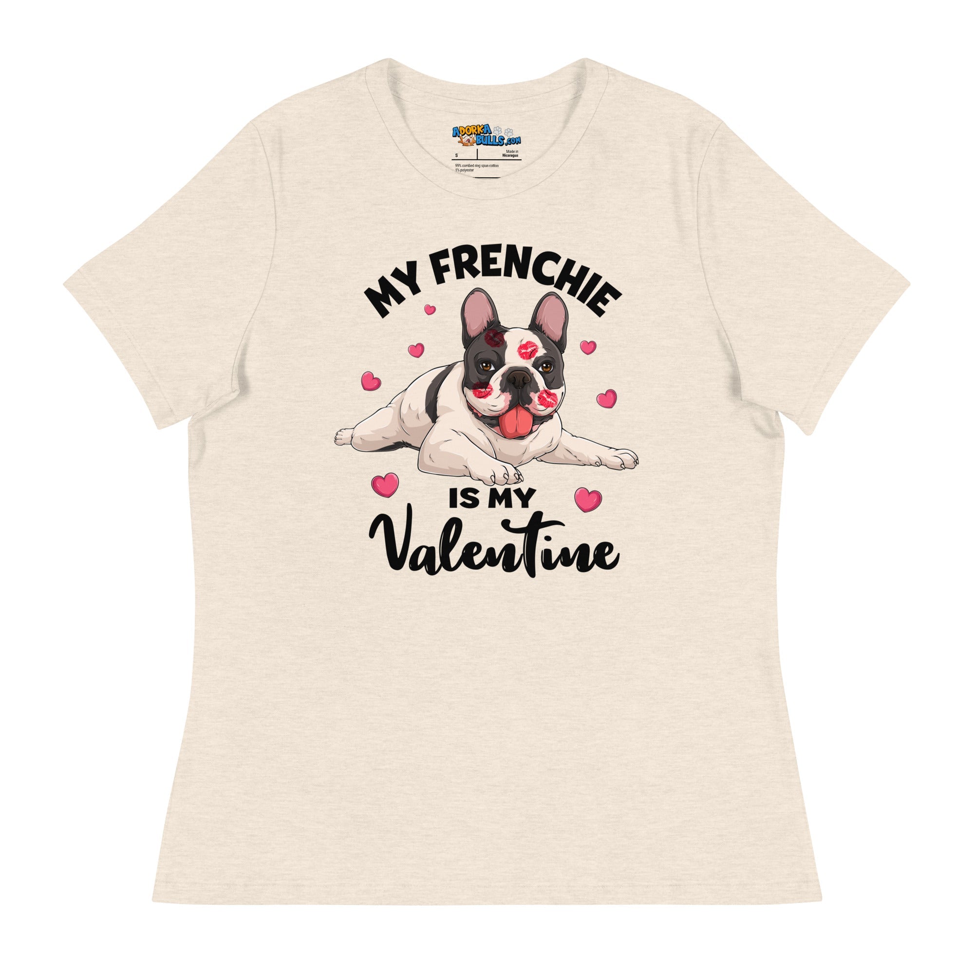 &quot;My Frenchie is my Valentine&quot; Women&