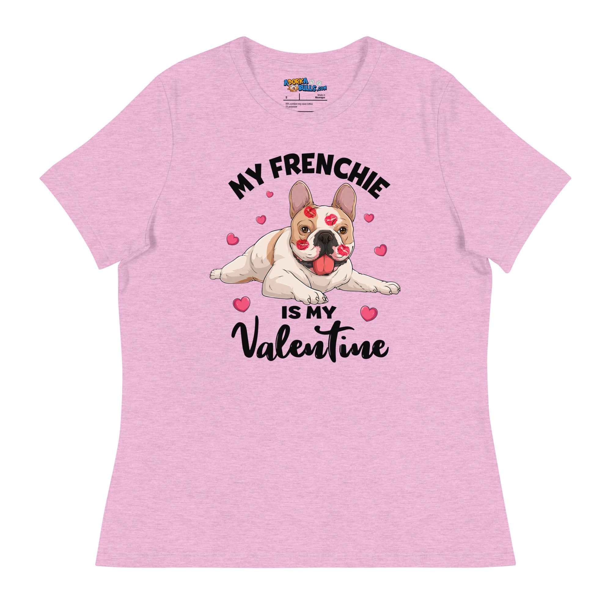 &quot;My Frenchie is my Valentine&quot; Women&