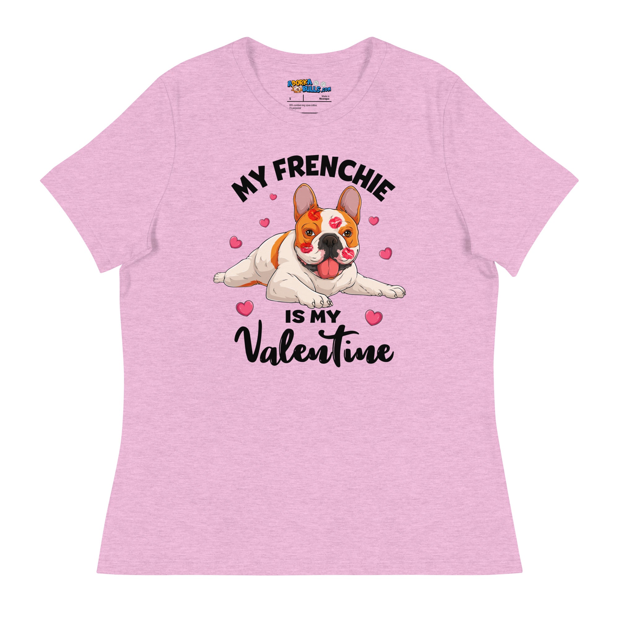 &quot;My Frenchie is my Valentine&quot; Women&