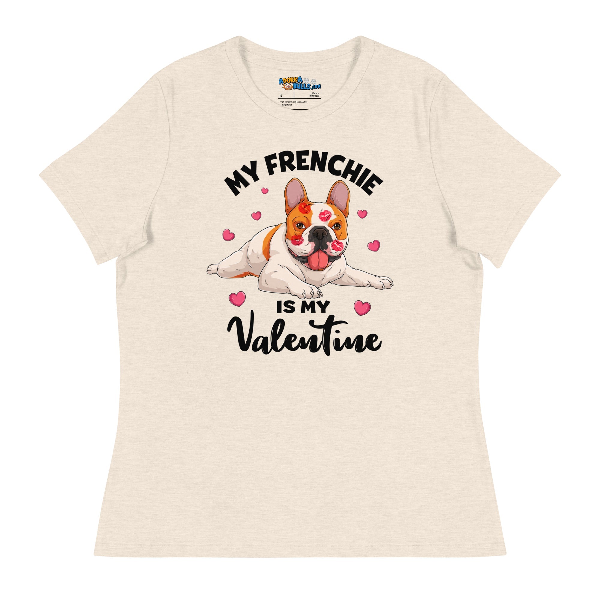 &quot;My Frenchie is my Valentine&quot; Women&