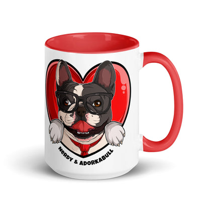 Nerdy &amp; Adorkabull – French Bulldog Mug (15oz)