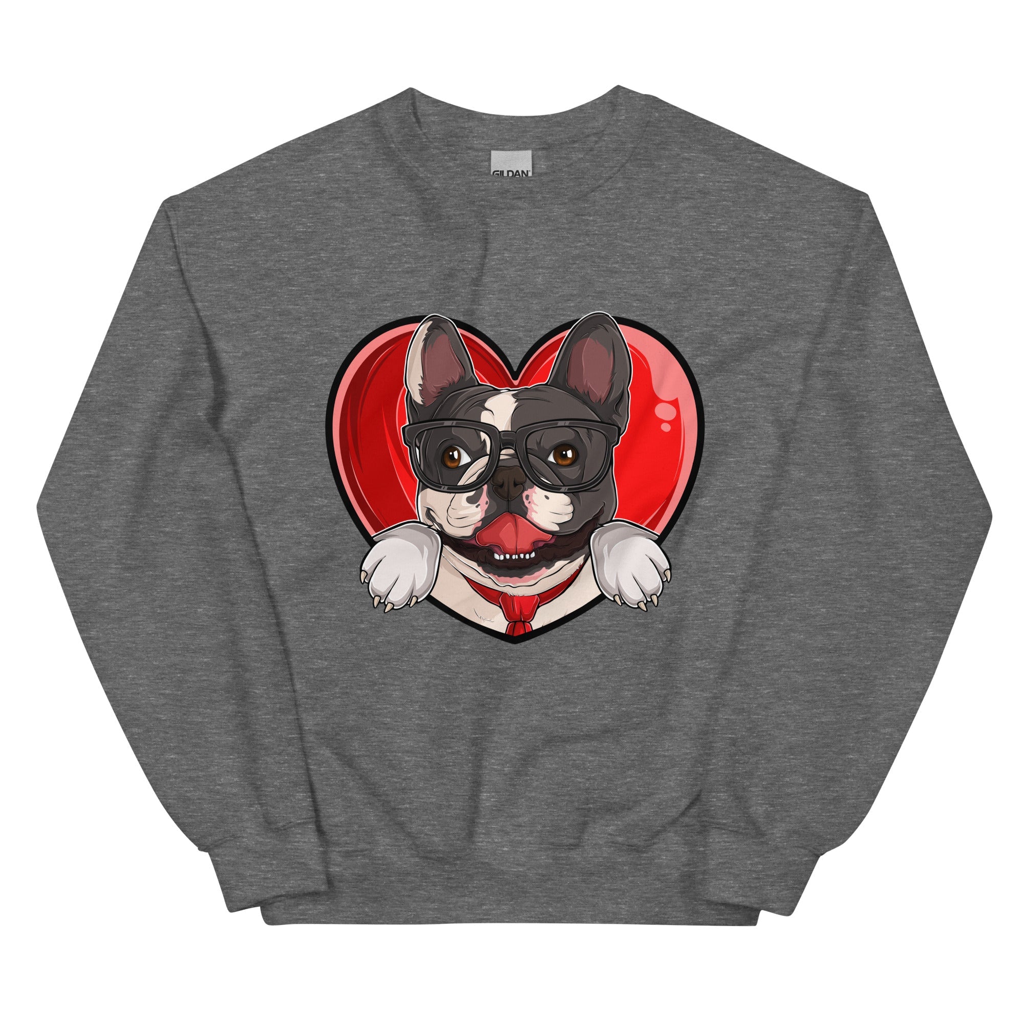 Nerdy &amp; Adorkabull – Frenchie Love Sweatshirt