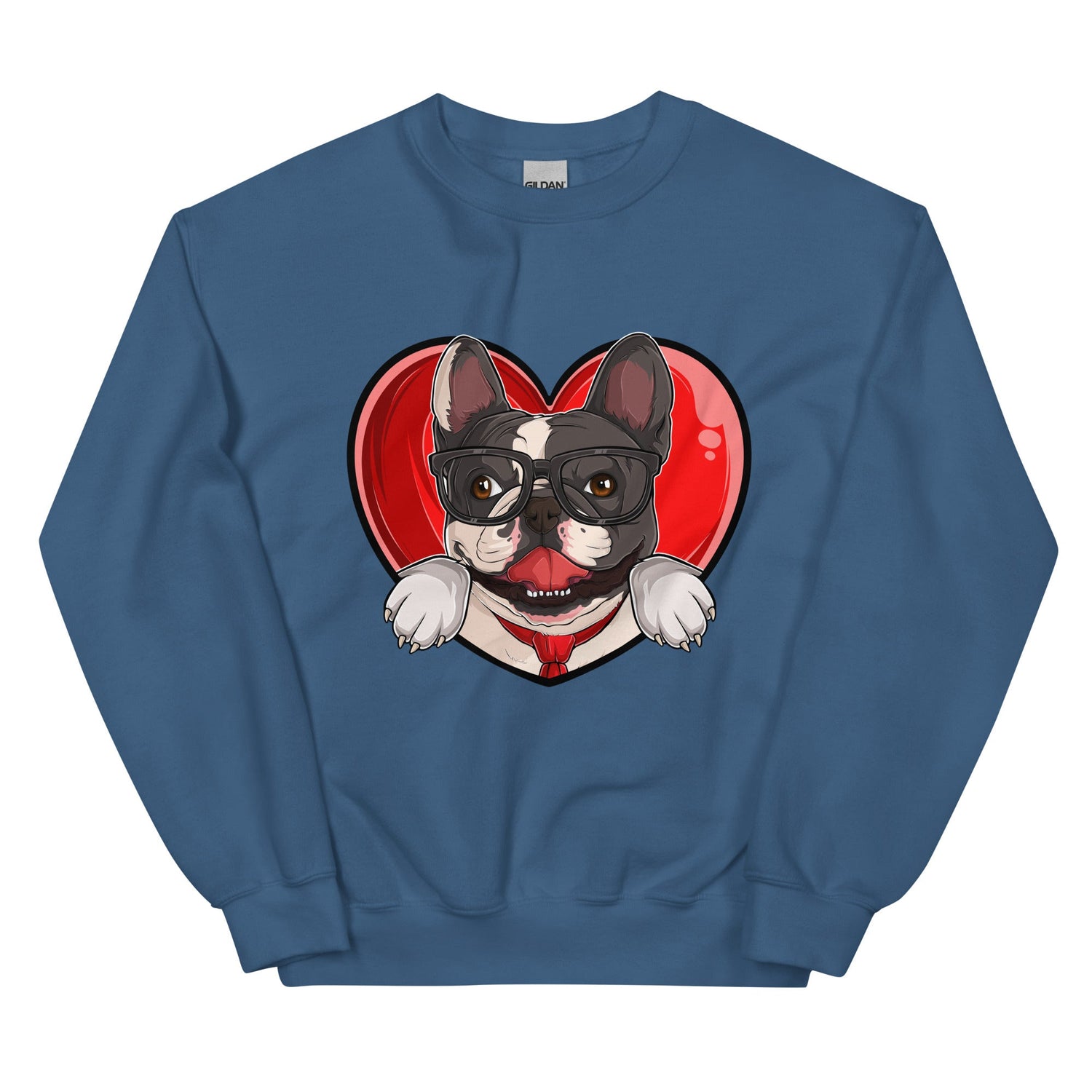 Nerdy &amp; Adorkabull – Frenchie Love Sweatshirt