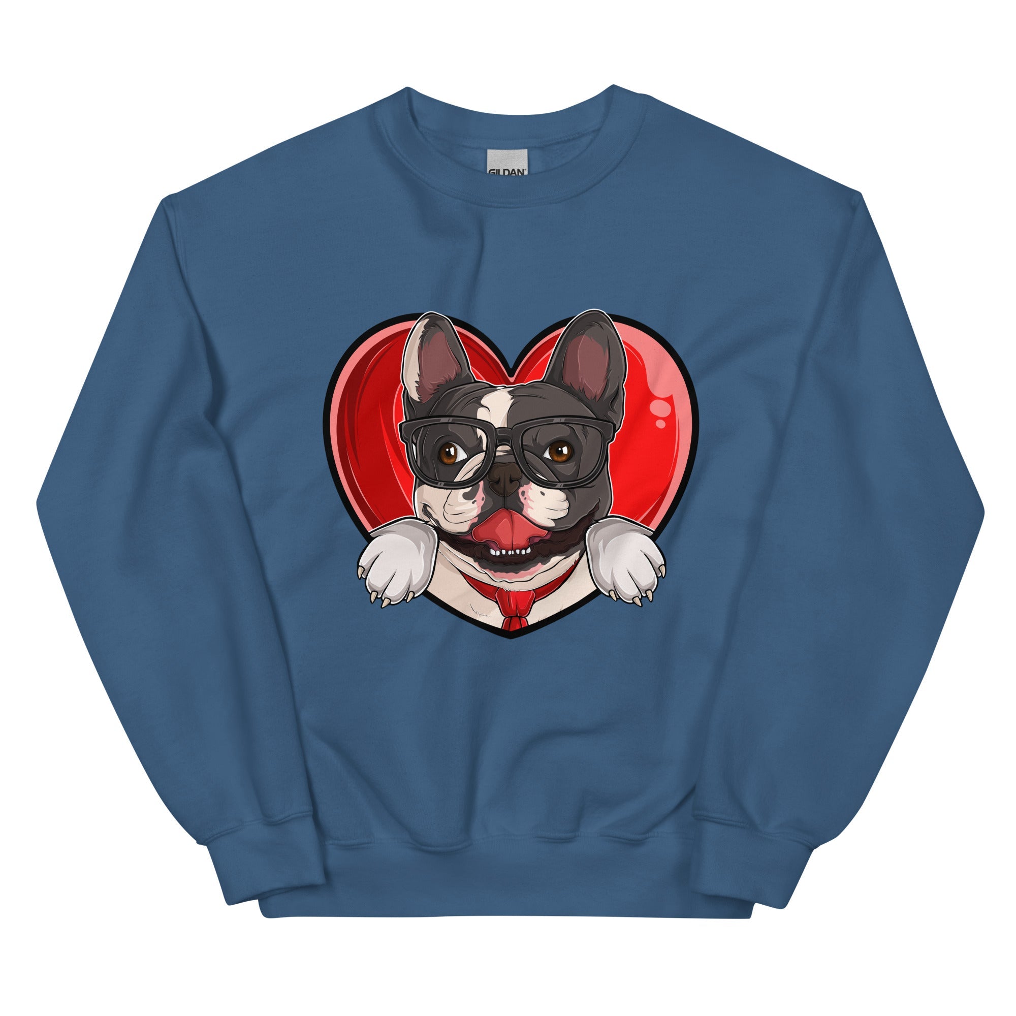 Nerdy &amp; Adorkabull – Frenchie Love Sweatshirt
