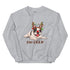 "Oh Deer" Christmas Frenchie Sweatshirt | B&W Colored