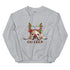 "Oh Deer" English Bulldog Christmas Sweatshirt | Fawn & White Colored