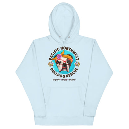Pacific Northwest Bulldog Rescue Female English Bulldog Unisex Hoodie