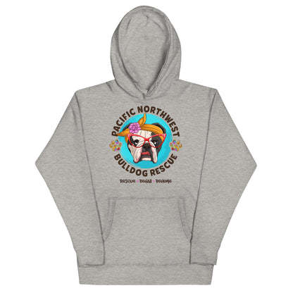 Pacific Northwest Bulldog Rescue Female English Bulldog Unisex Hoodie
