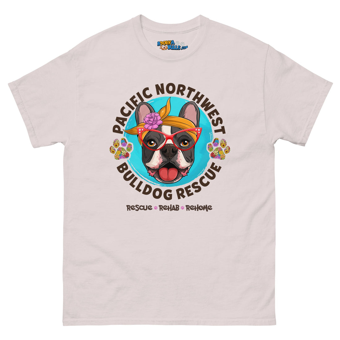 Pacific Northwest Bulldog Rescue Female Frenchie Men&