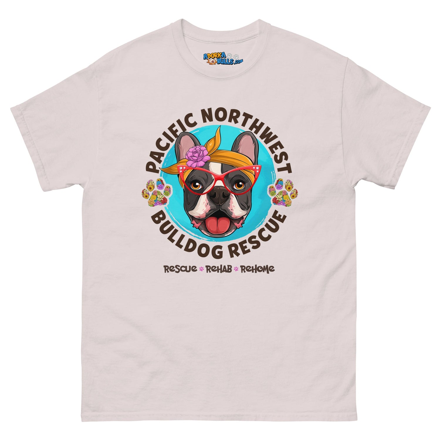 Pacific Northwest Bulldog Rescue Female Frenchie Men&