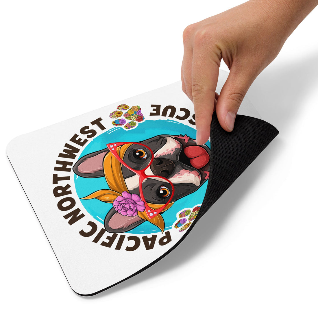 Pacific Northwest Bulldog Rescue Female Frenchie Mouse Pad