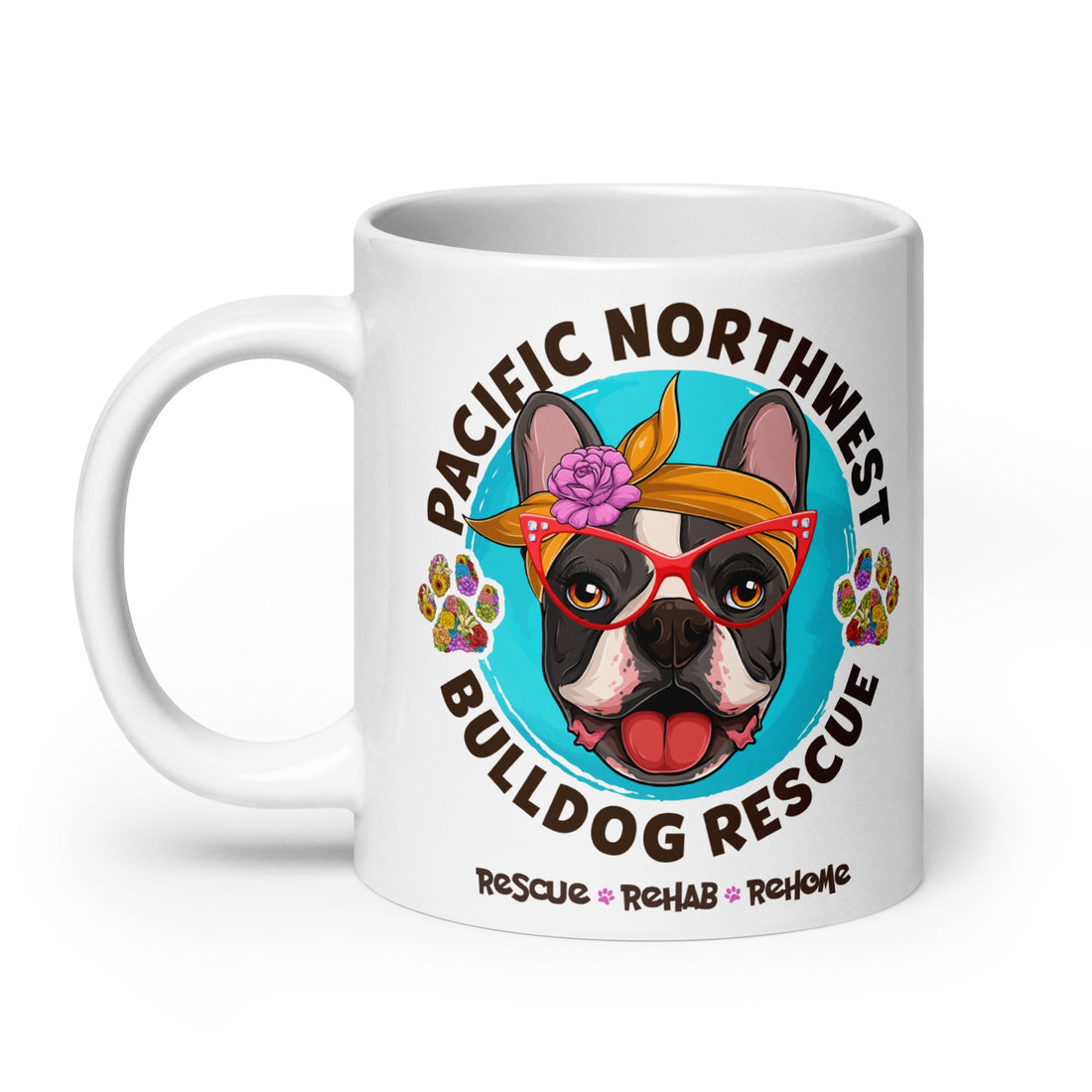 Pacific Northwest Bulldog Rescue Female Frenchie Mug