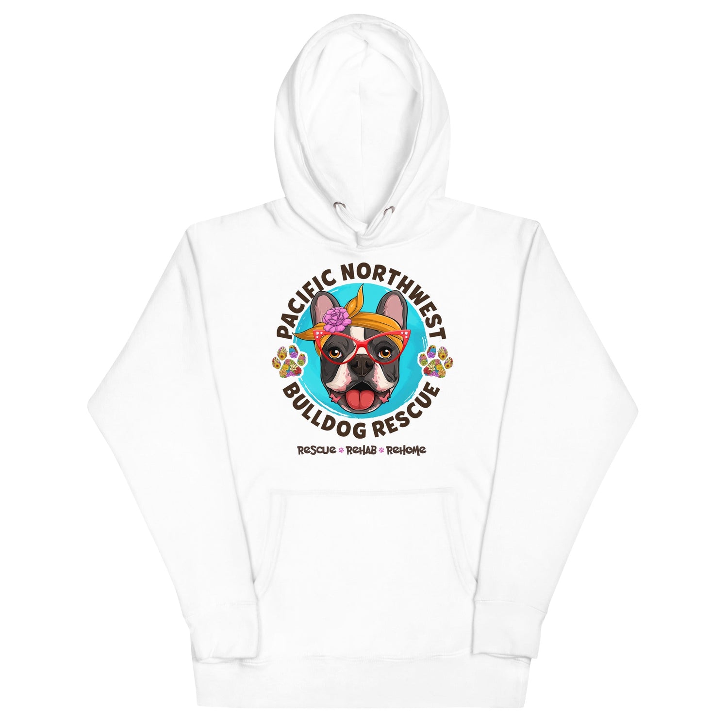 Pacific Northwest Bulldog Rescue Female Frenchie Unisex Hoodie