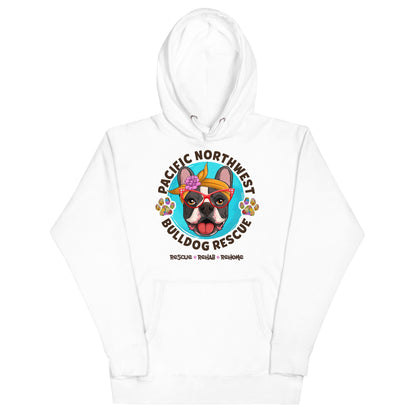 Pacific Northwest Bulldog Rescue Female Frenchie Unisex Hoodie