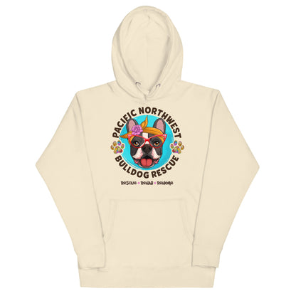 Pacific Northwest Bulldog Rescue Female Frenchie Unisex Hoodie