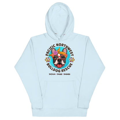 Pacific Northwest Bulldog Rescue Female Frenchie Unisex Hoodie