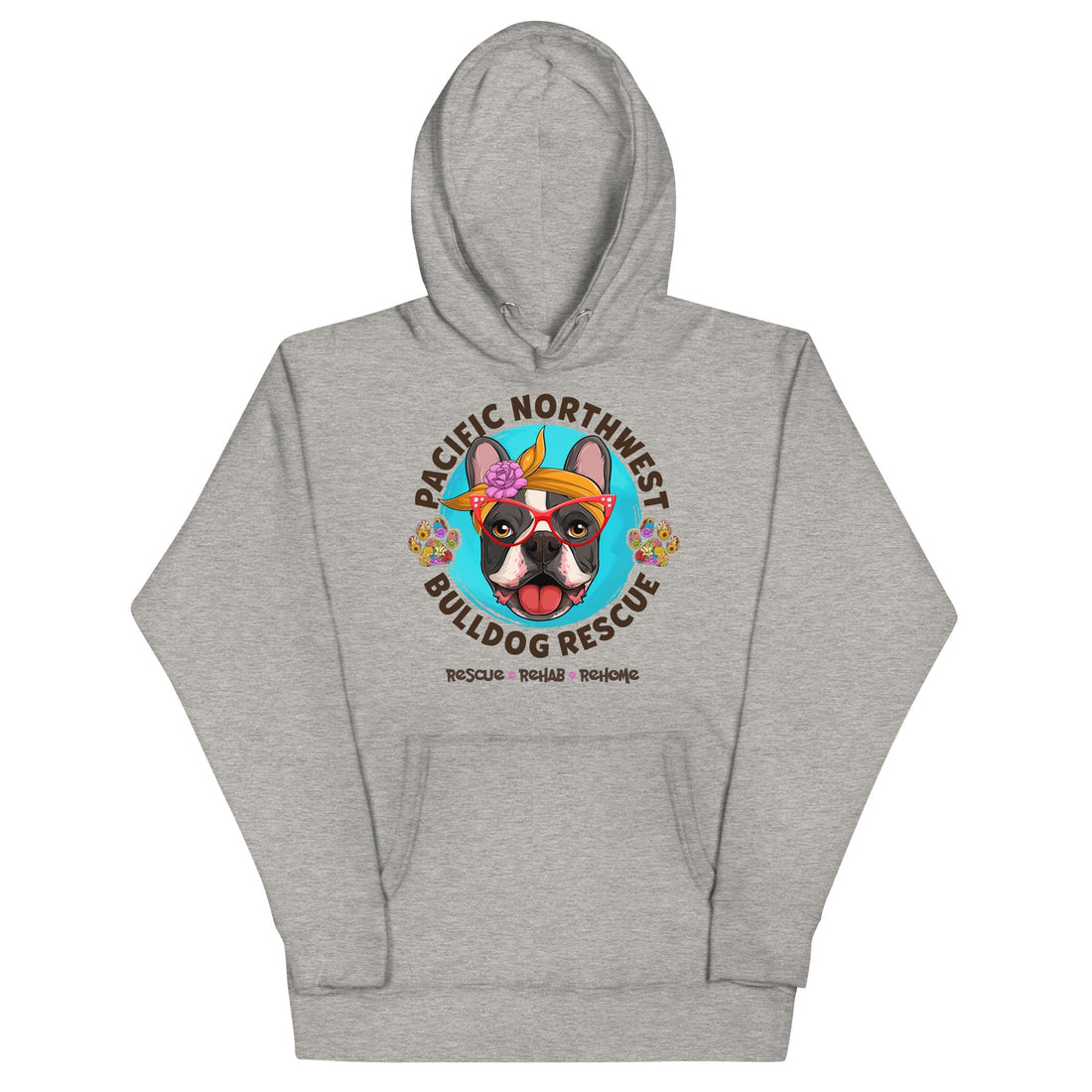 Pacific Northwest Bulldog Rescue Female Frenchie Unisex Hoodie