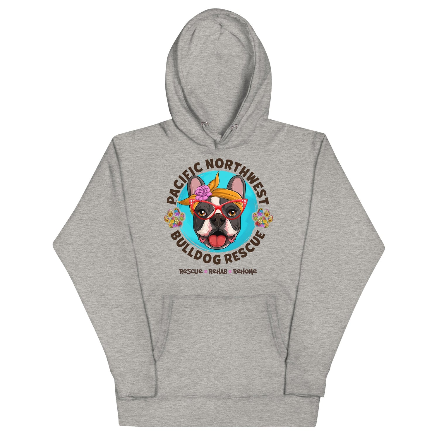 Pacific Northwest Bulldog Rescue Female Frenchie Unisex Hoodie