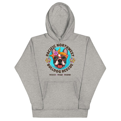 Pacific Northwest Bulldog Rescue Female Frenchie Unisex Hoodie