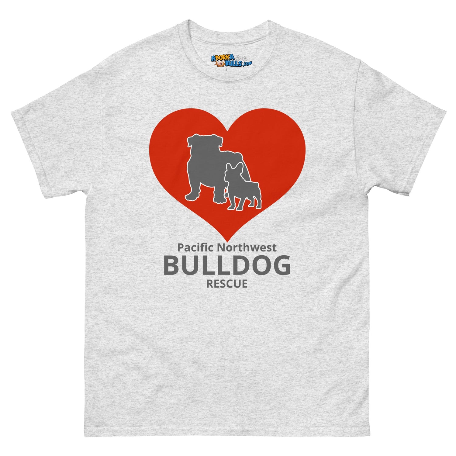 Pacific Northwest Bulldog Rescue Hearts Men&