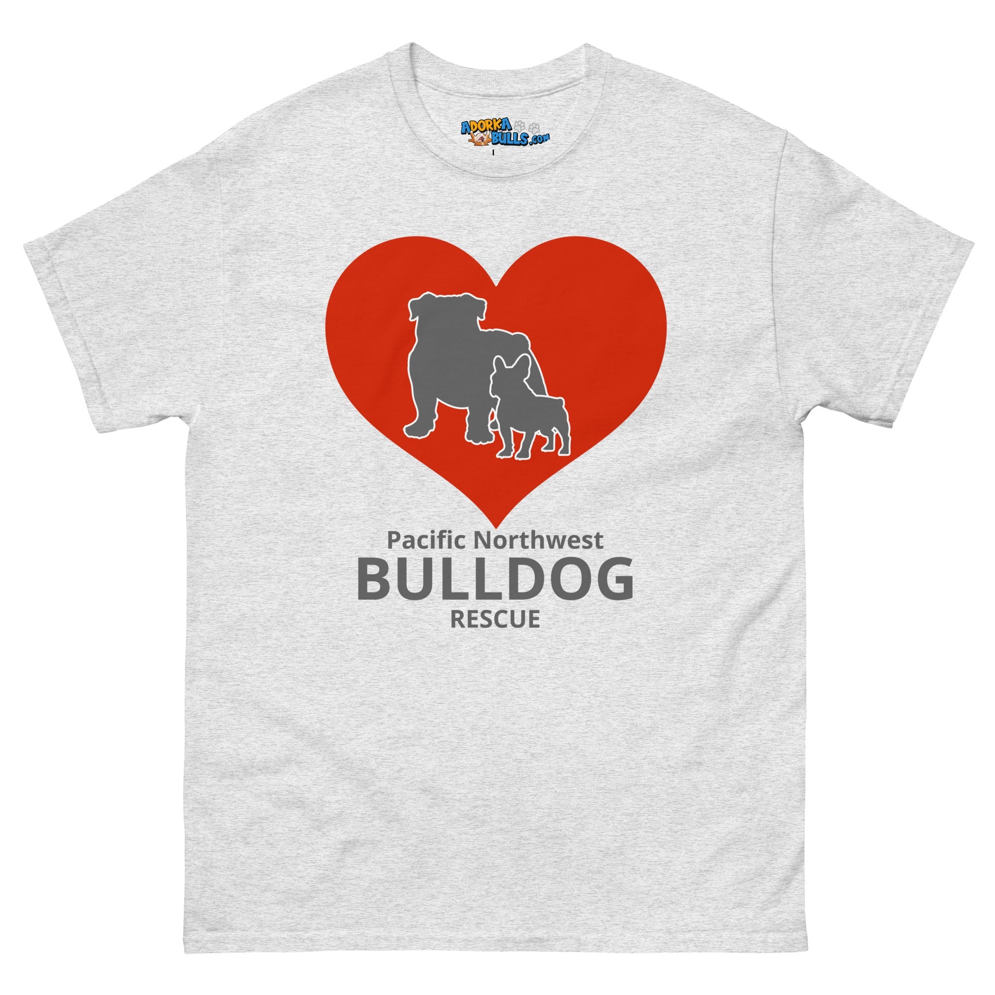 Pacific Northwest Bulldog Rescue Hearts Men&