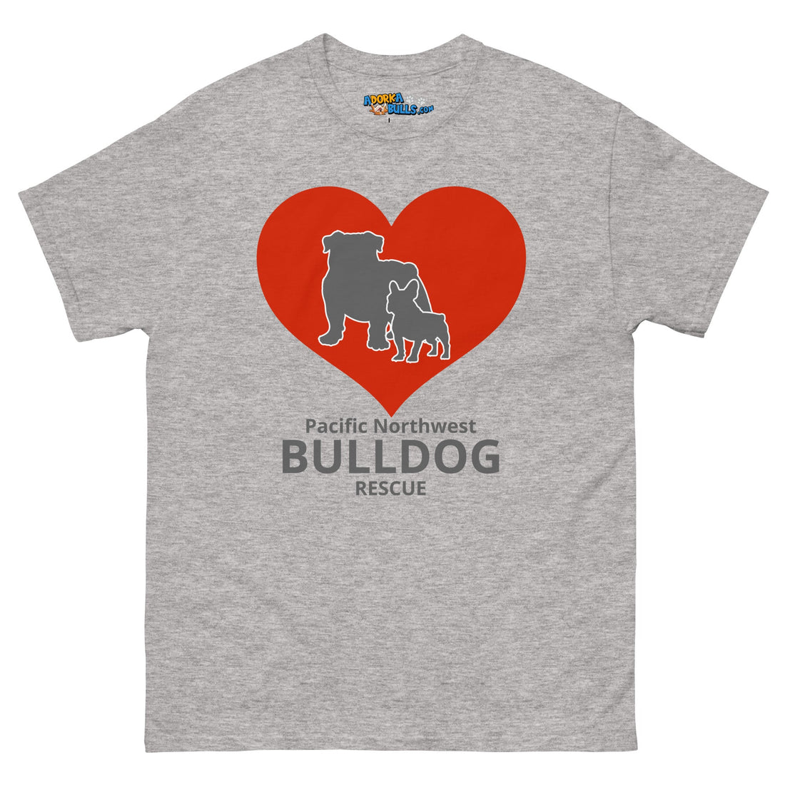 Pacific Northwest Bulldog Rescue Hearts Men&