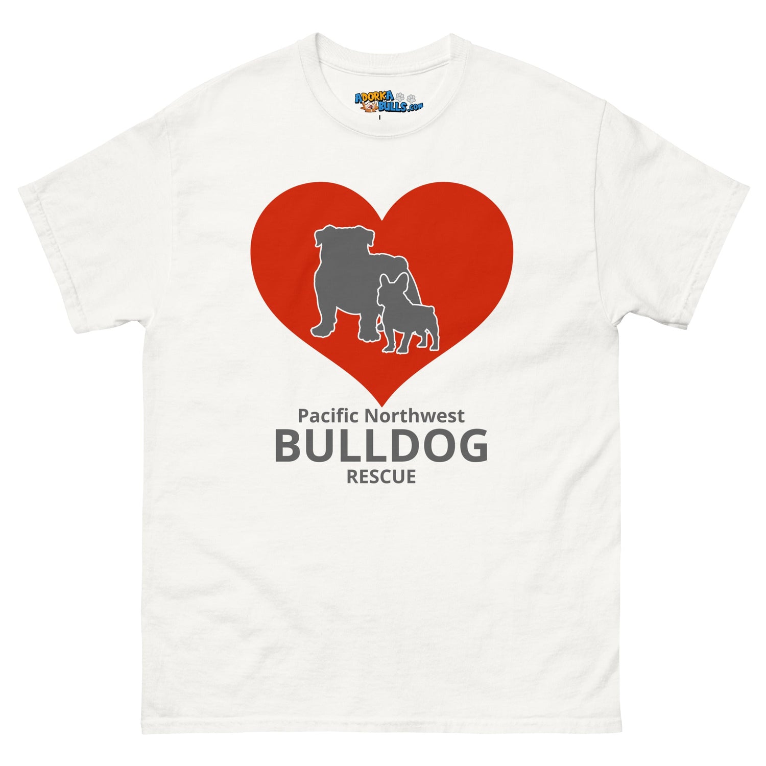 Pacific Northwest Bulldog Rescue Hearts Men&